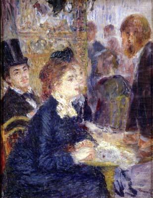 Pierre Auguste Renoir At the Cafe oil painting image